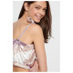 Bodytalk Γυναικείο Cropped Top with Straps
